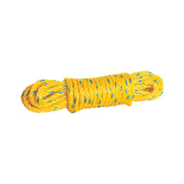 CUE-0810 Madeja de cuerda amarilla de polipropileno 8mm, 10m, FIERO