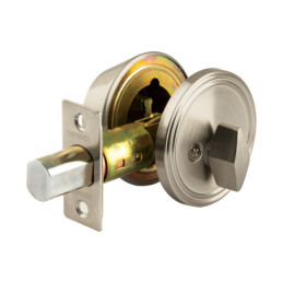 CERO-41 Cerrojo llave-mariposa níquel satin, llave de puntos, HERMEX