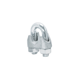 NUDO-1/4G Bolsa c/40 nudos (perros) de hierro p/cable de 1/4', FIERO