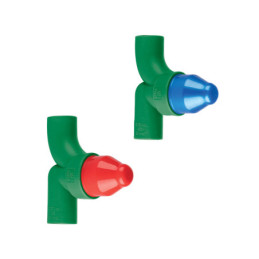 CV-052S Juego de 2 llaves de empotrar PPR 1/2' sin manerales, FOSET