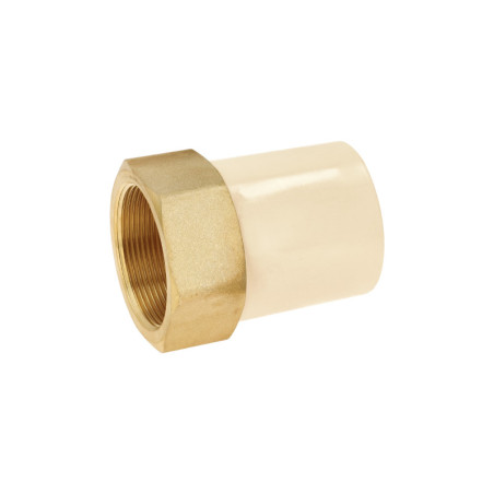 CPVC-646 Adaptador CPVC, 2', hembra inserto metálico-latón, FOSET