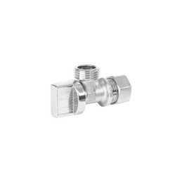 ANG-01BP Llave angular 1/2', 1/4 de vuelta, barrilito, BASIC
