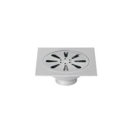 RS-605 Resumidero cuadrado 4' x 4', acero inoxidable, gota, AQUA