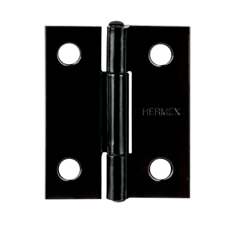 BR-156 Bisagra rectangular 1-1/2' negra, HERMEX
