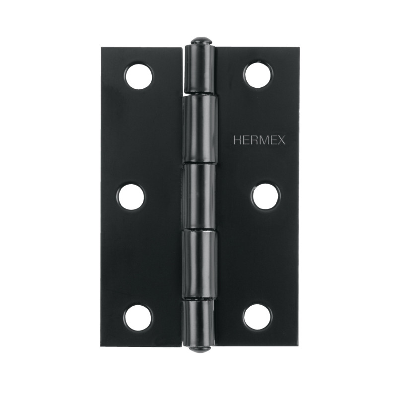 BR-256 Bisagra rectangular 2-1/2' negra, HERMEX BR-256 Bisagra rectangular 2-1/2' negra, HERMEX
