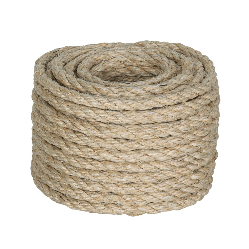 PIO-815S Piola de Sisal de 8 mm x 15 m natural, FIERO PIO-815S Piola de Sisal de 8 mm x 15 m natural, FIERO