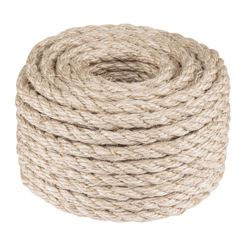 PIO-1015S Piola de Sisal de 10 mm x 15 m natural, FIERO PIO-1015S Piola de Sisal de 10 mm x 15 m natural, FIERO