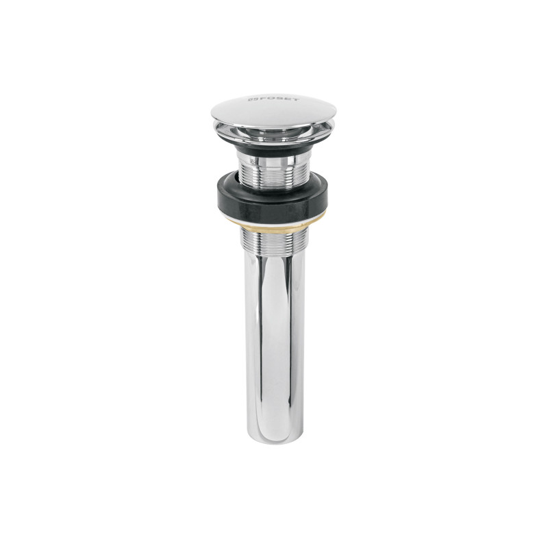 CE-226S Contra p/lavabo, 1-1/4', sin rebosadero, hongo, latón, cromo