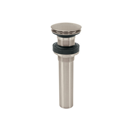 CE-226SN Contra p/lavabo, 1-1/4', sin rebosadero, hongo, latón, satín