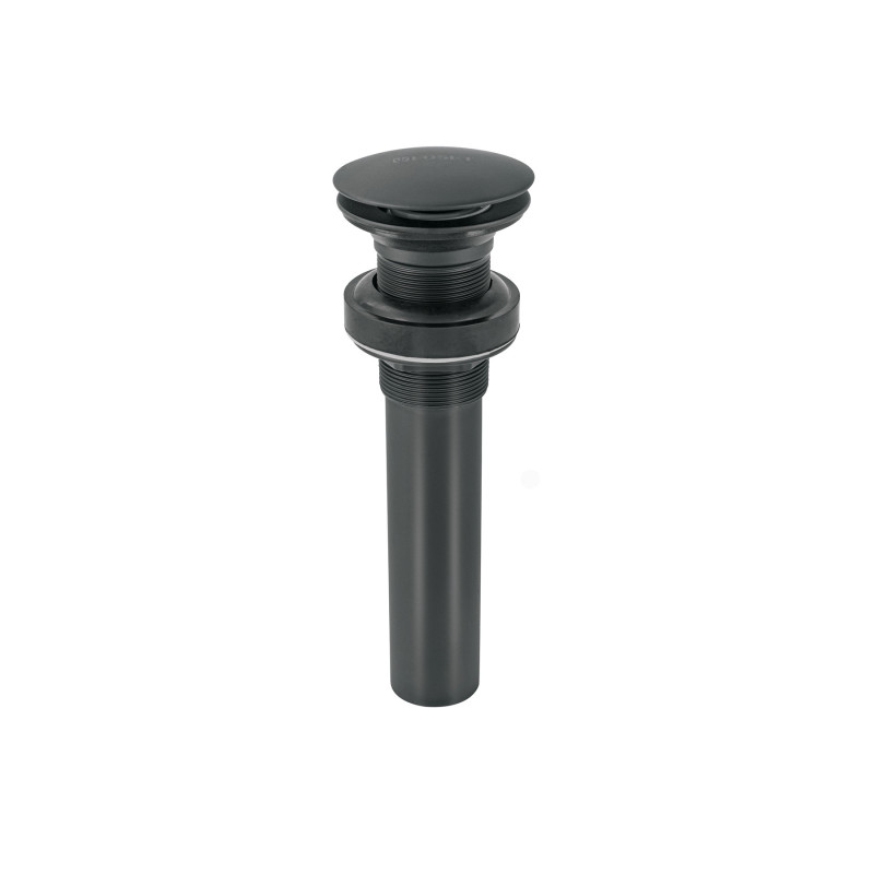 CE-226SM Contra p/lavabo, 1-1/4', sin rebosadero, hongo, latón, negro CE-226SM Contra p/lavabo, 1-1/4', sin rebosadero, hongo, latón, negro