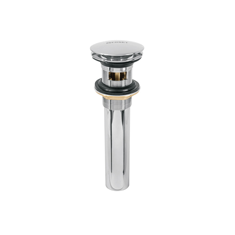 CE-226 Contra p/lavabo, 1-1/4', con rebosadero, hongo, latón, cromo CE-226 Contra p/lavabo, 1-1/4', con rebosadero, hongo, latón, cromo
