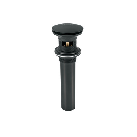 CE-226M Contra p/lavabo, 1-1/4', con rebosadero, hongo, latón, negro