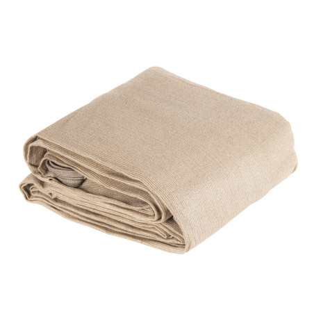 TORA-64B Toldo sombra raschel 80%, 6 m x 4 m, beige, FIERO