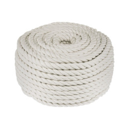 PIO-101KA Piola de algodón de 10 mm, rollo, natural, 1 kg, FIERO