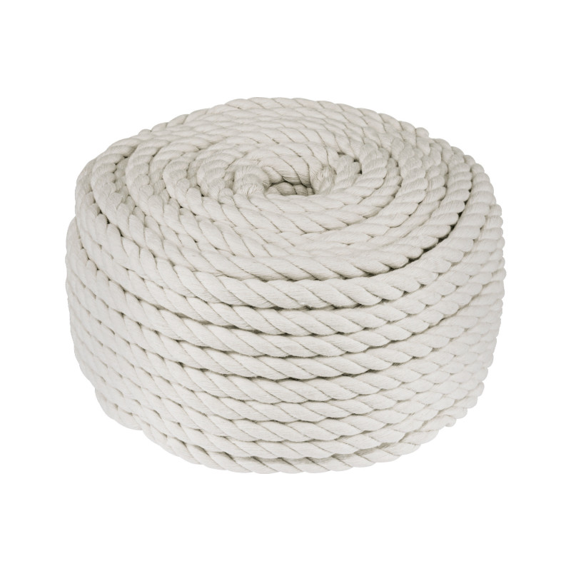 PIO-101KA Piola de algodón de 10 mm, rollo, natural, 1 kg, FIERO PIO-101KA Piola de algodón de 10 mm, rollo, natural, 1 kg, FIERO