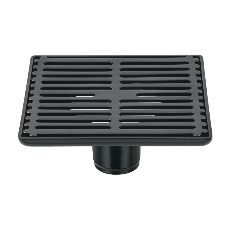 RS-702M Resumidero cuadrado 6' x 6', acero inoxidable, negro, AQUA RS-702M Resumidero cuadrado 6' x 6', acero inoxidable, negro, AQUA