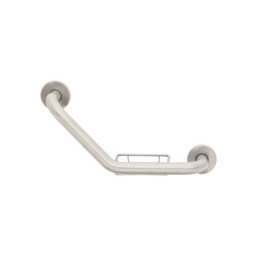 BARS-40AJ Barra angular con jabonera, acero inox, 1-1/4' x 42cm, FOSET