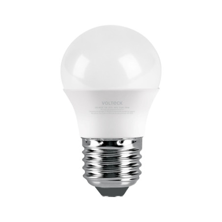 LED-30GCC Lámpara LED G45 3 W (equiv. 25 W), luz cálida, caja, Volteck