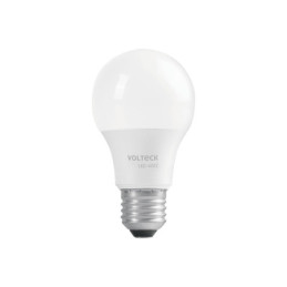 LED-40CC Lámpara LED tipo bulbo A19 6 W luz cálida, caja, Volteck