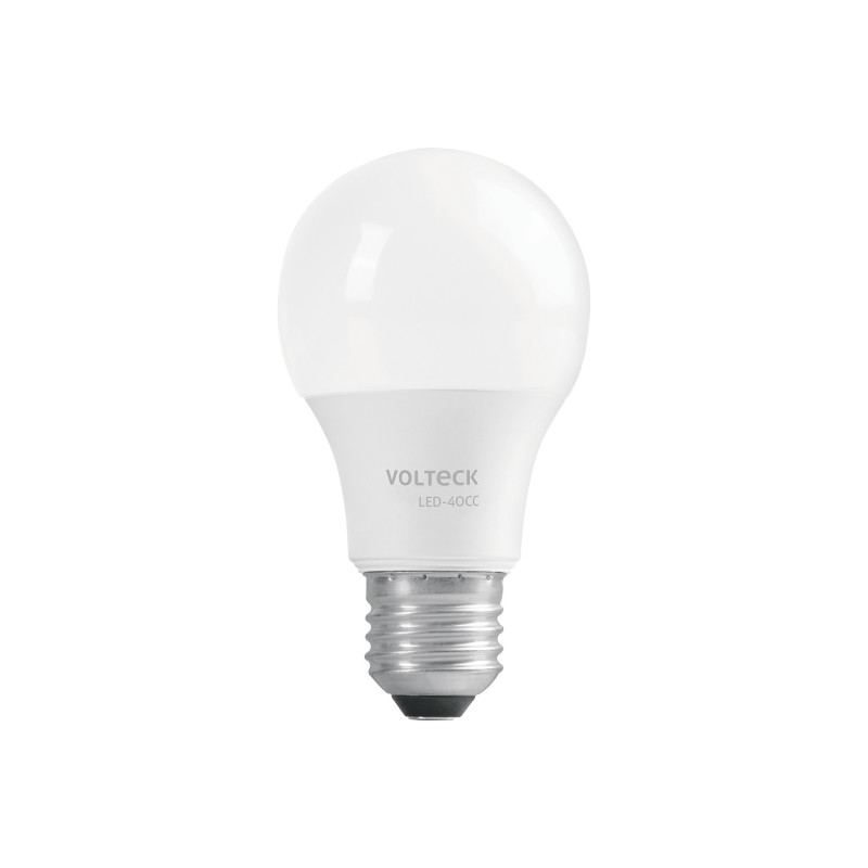 LED-40CC Lámpara LED tipo bulbo A19 6 W luz cálida, caja, Volteck LED-40CC Lámpara LED tipo bulbo A19 6 W luz cálida, caja, Volteck