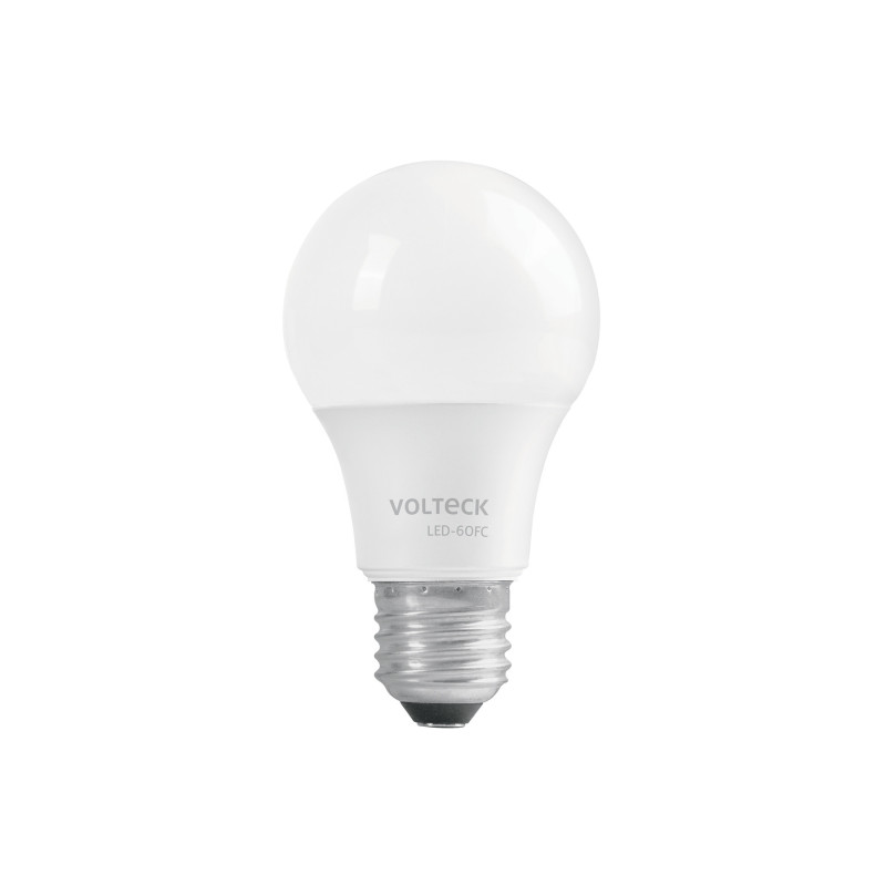 LED-60FC Lámpara LED A19 9 W (equiv. 60 W), luz de día, caja, Volteck LED-60FC Lámpara LED A19 9 W (equiv. 60 W), luz de día, caja, Volteck