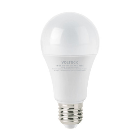 LED-75CC Lámpara LED A19 12 W (equiv. 75 W), luz cálida, caja Volteck