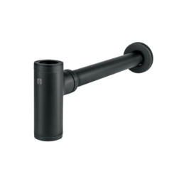 CE-212M Céspol de bote minimalista 1 1/4', negro, para lavabo, FOSET