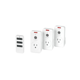 JCOR-3 Juego de 3 Contactos con control remoto, Volteck