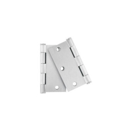 BC-353PB Bolsa c/2 bisagras cuadradas 3-1/2', plana, satinado, HERMEX