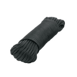 PIO-415NN Piola de nylon paracord de 4mm x 15m negro, madeja, FIERO