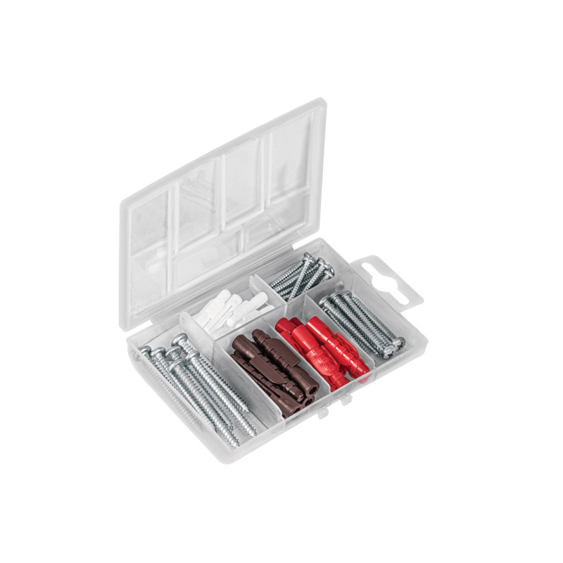 TQ-26J Estuche 26 taquetes 3/16', 1/4', 5/16', c/pijas #6, #8, #10 TQ-26J Estuche 26 taquetes 3/16', 1/4', 5/16', c/pijas #6, #8, #10
