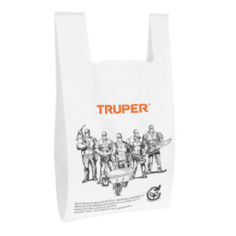 BOP-60 100 bolsas plásticas biodegradables de 34 x 60 cm, Truper