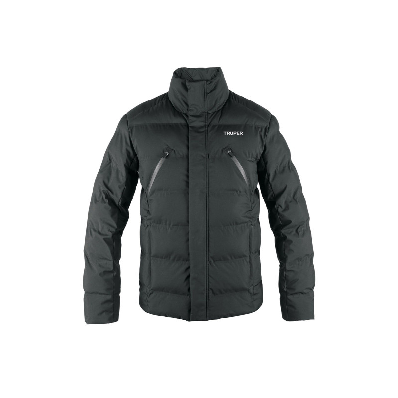 CHAM-NC-G Chamarra acolchada térmica para hombre, negra, G, TRUPER CHAM-NC-G Chamarra acolchada térmica para hombre, negra, G, TRUPER