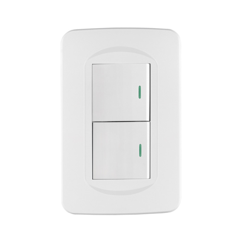 PA-APDO15-ETB Placa armada 1 interruptor y 1 de 3 vías 1.5 mód, Toledo PA-APDO15-ETB Placa armada 1 interruptor y 1 de 3 vías 1.5 mód, Toledo