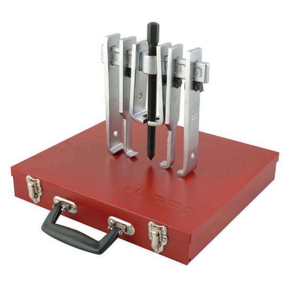 4213B URREA Juego de extractor quijada recta 6ton 12 piezas caja metálica Urrea | DIHERESA