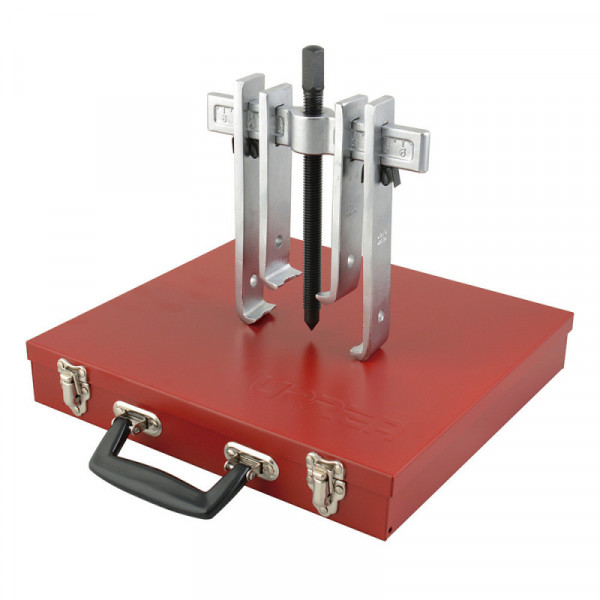 4214B URREA Juego de extractor quijada recta 6ton 8 piezas caja metálica Urrea | DIHERESA