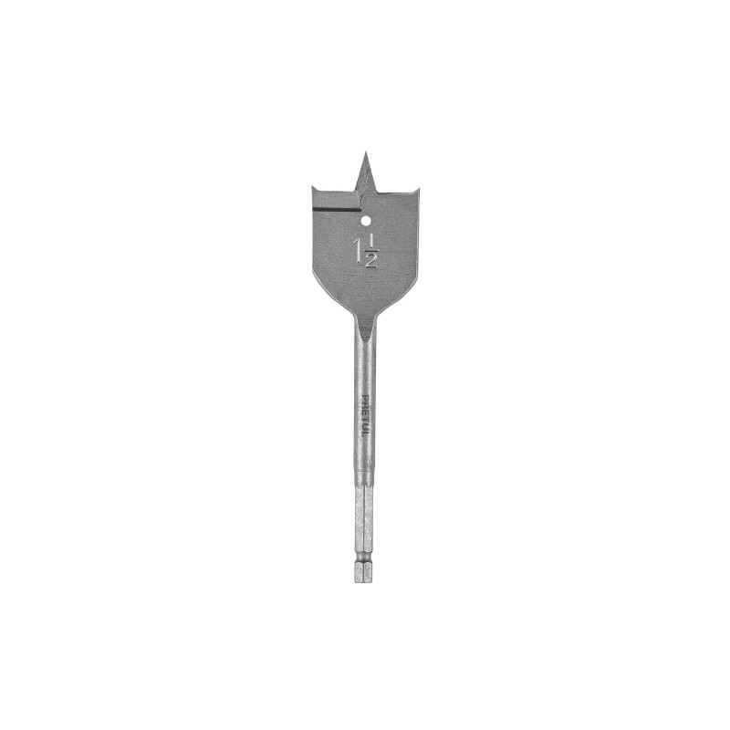 BPP-1-1/2 Broca plana de manita 1-1/2' para madera, Pretul BPP-1-1/2 Broca plana de manita 1-1/2' para madera, Pretul