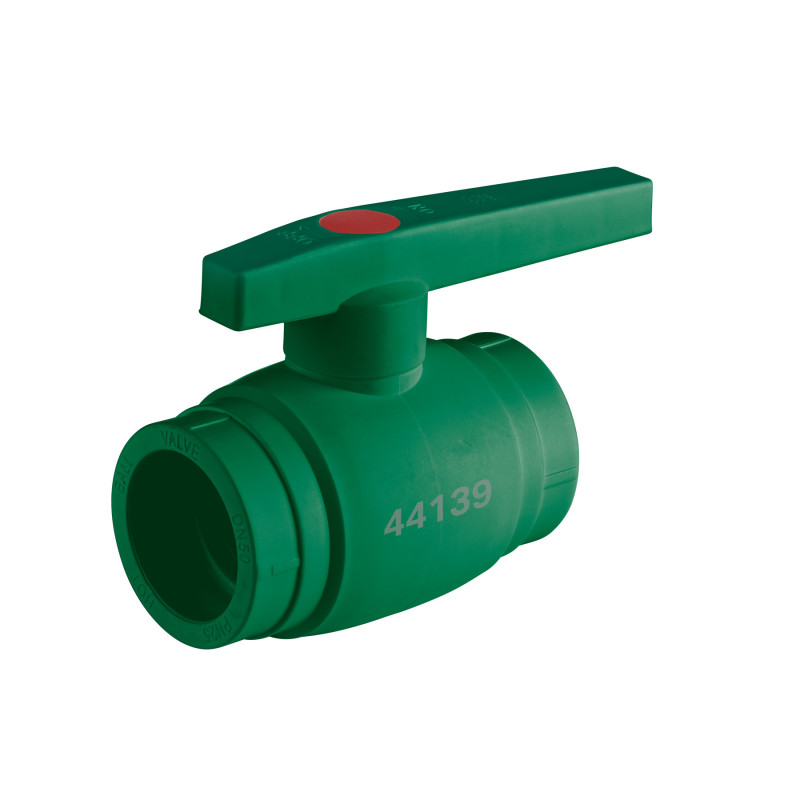 CV-ES-1-1/2 Válvula de esfera PPR, 1-1/2' (50mm), FOSET CV-ES-1-1/2 Válvula de esfera PPR, 1-1/2' (50mm), FOSET