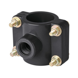 ATD-11/2 Abrazadera para toma domiciliaria PP 1-1/2' x 1/2', FOSET