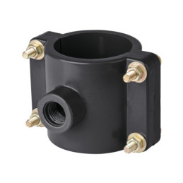 ATD-21/2 Abrazadera para toma domiciliaria PP 2-1/2' x 1/2', FOSET