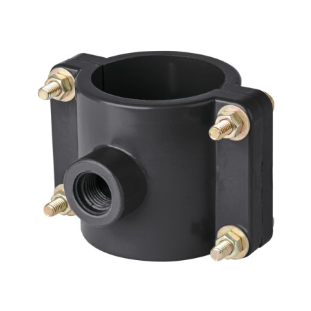 ATD-21/2 Abrazadera para toma domiciliaria PP 2-1/2' x 1/2', FOSET