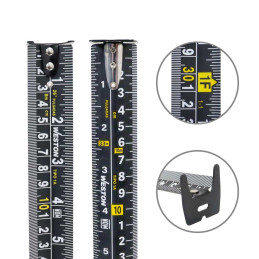 FLEXÓMETRO 10M X 32MM CINTA SUPER ANCHA Weston WGW-0095