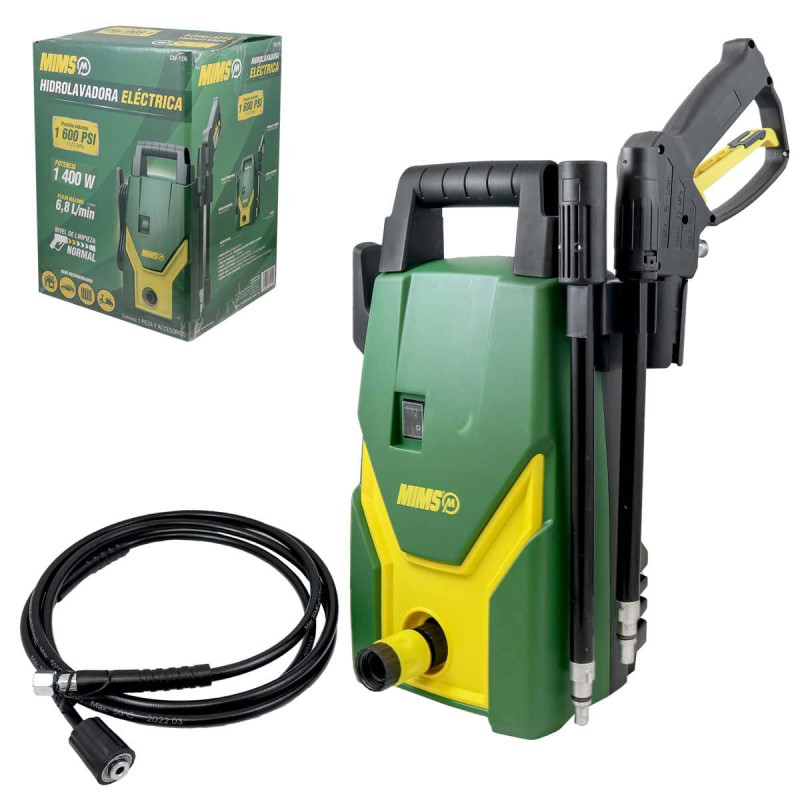 Hidrolavadora Eléctrica MIMS CW-126 1600 PSI 1400W Hidrolavadora Eléctrica MIMS CW-126 1600 PSI 1400W