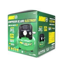 Compresor de Aire Libre de Aceite MIM’S 24L 110V 150 PSI