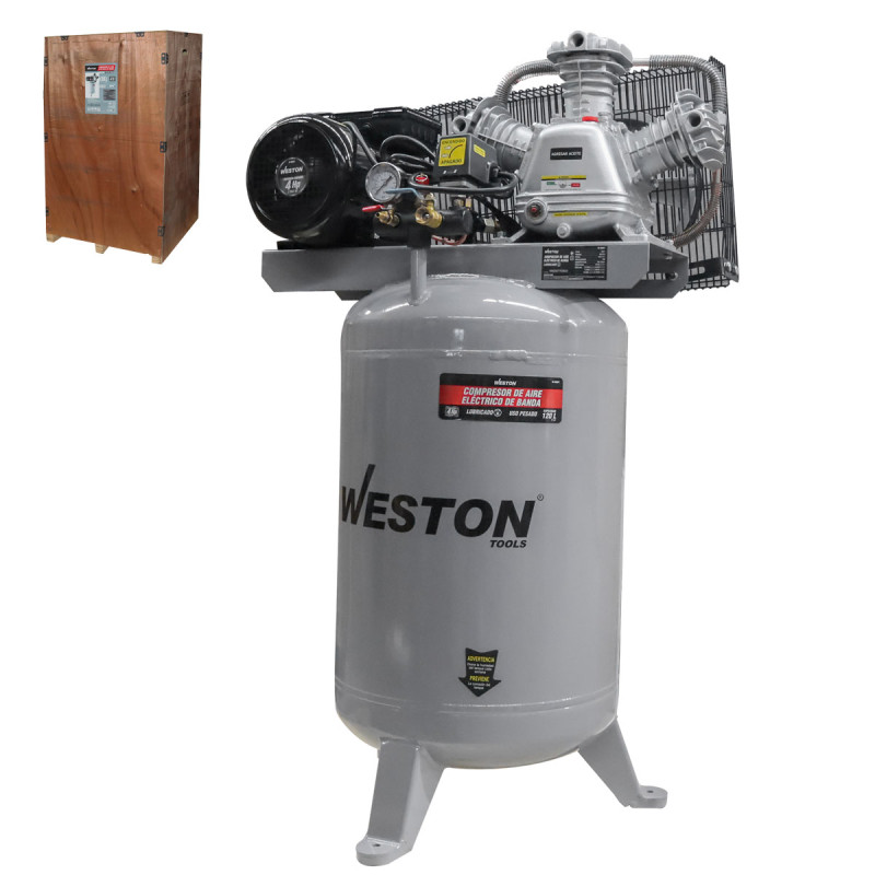 COMPRESOR VERTICAL DE BANDA 4HP 120L 220V COMPRESOR VERTICAL DE BANDA 4HP 120L 220V