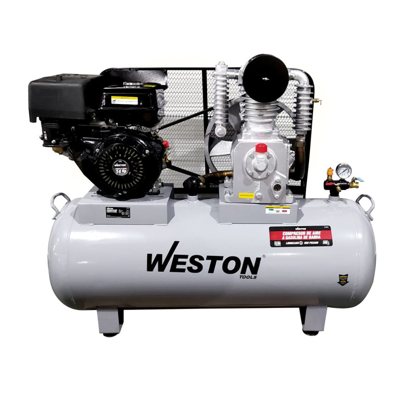 COMPRESOR DE AIRE A GASOLINA USO PESADO 14HP 200L COMPRESOR DE AIRE A GASOLINA USO PESADO 14HP 200L