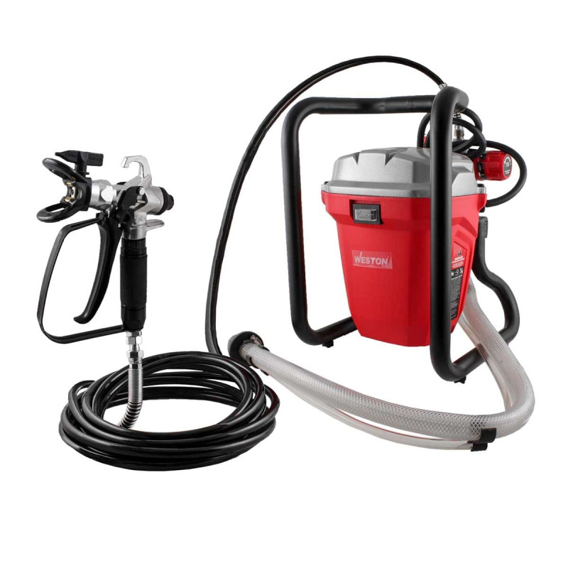 MAQUINA DE PINTURA AIRLESS 750W MAX PSI 3000 110V C/MANGUERA DE 7.6M MAQUINA DE PINTURA AIRLESS 750W MAX PSI 3000 110V C/MANGUERA DE 7.6M