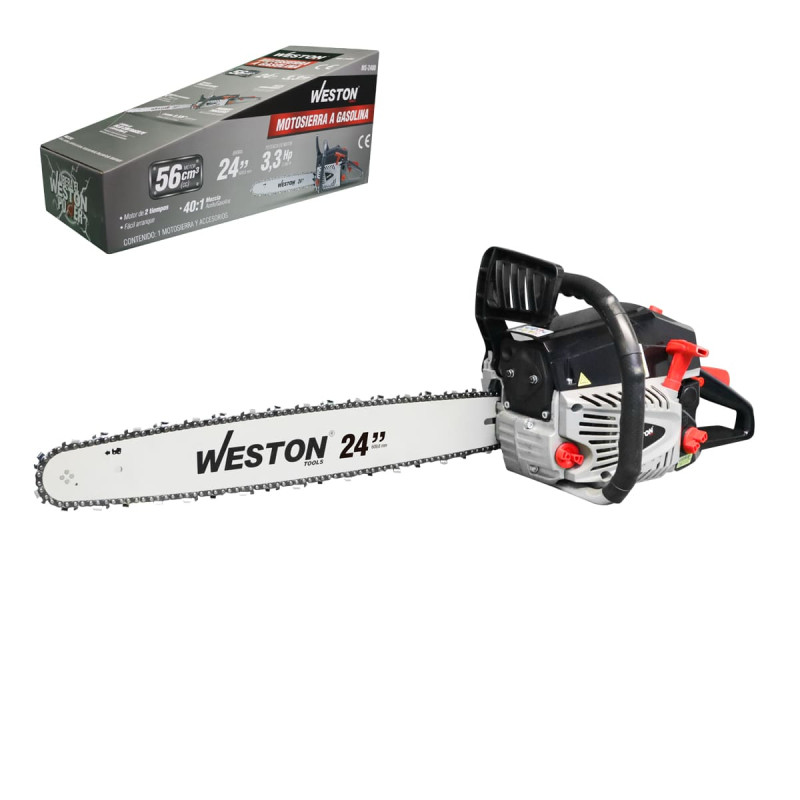 Motosierra WESTON MS-2400 56cc Barra 24"