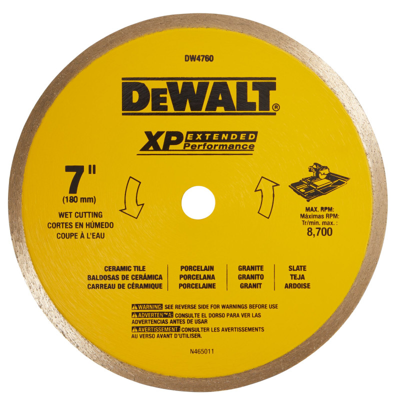 DW4760 7IN CERAMIC TILE BLADE