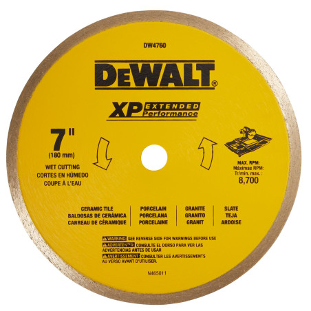 DW4760 7IN CERAMIC TILE BLADE